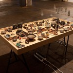 1._Timetable,_2010,_Sound_installation,_radio_parts,_MDF,_metal,_172X94X80_cm,_installation_view_(1),_ON-OFF_Art_Projects,_Hamburg